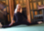 Random yoga in a castle in Wales