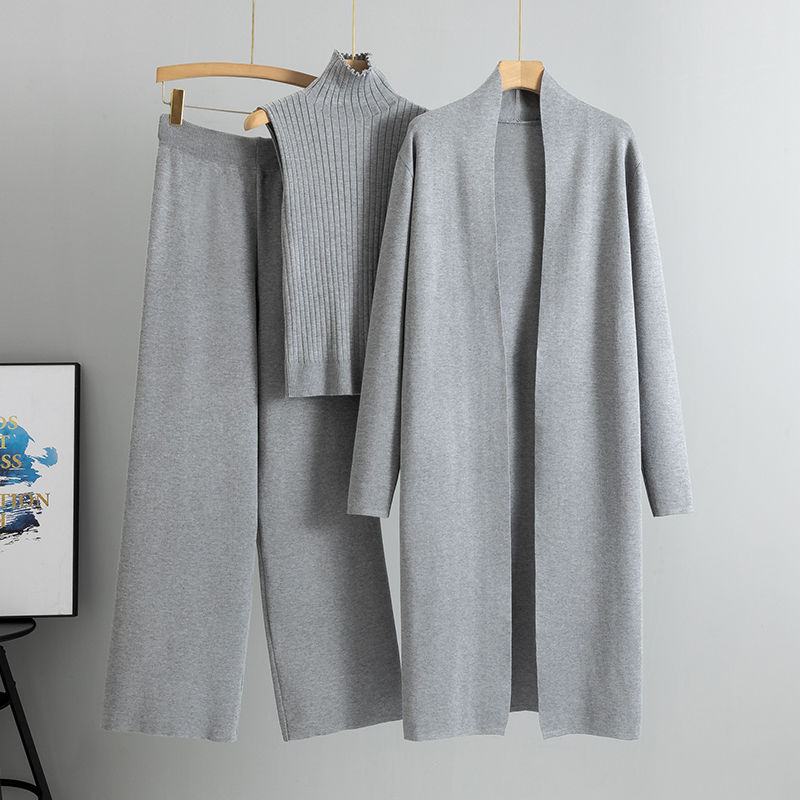 Thumbnail: The Viral Cozy Luxury Icon: Premium 3-Piece Ribbed Knit Lounge Set