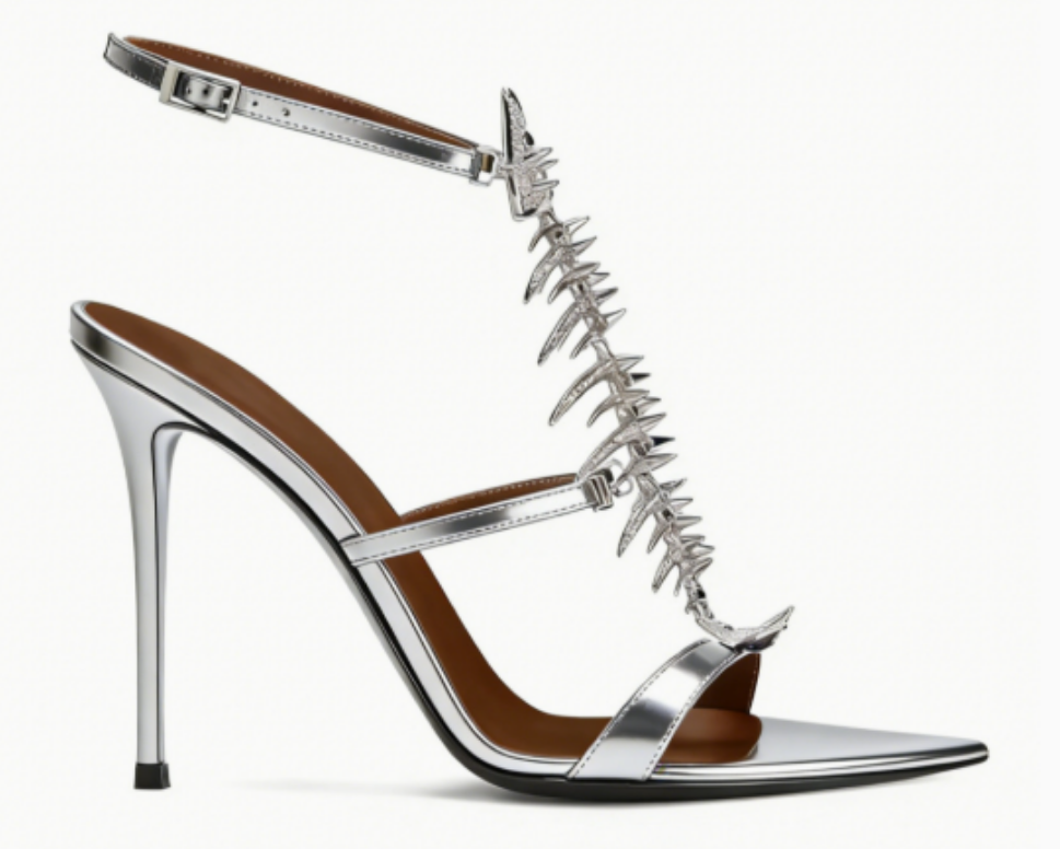 Thumbnail: 🦴 The Avant-Garde Fishbone Stiletto: Unconventional Luxury