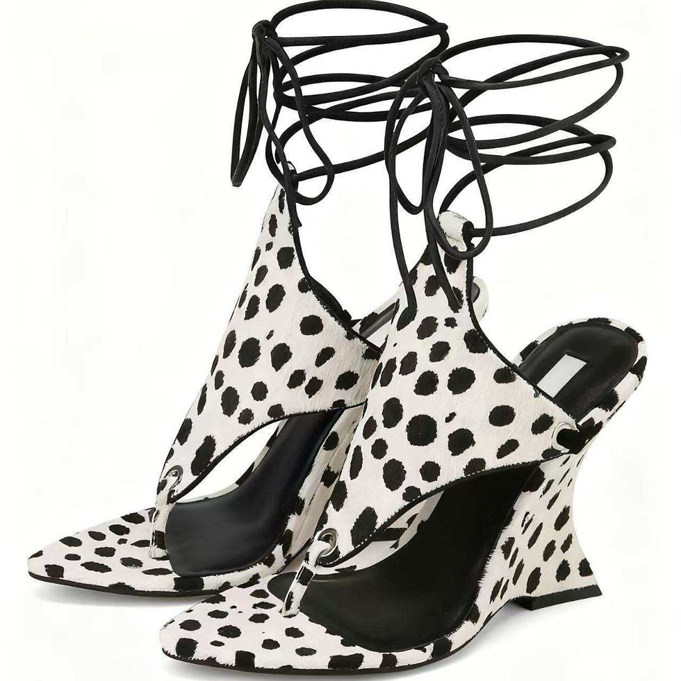 Thumbnail: The Sculptural Architectural Wedge Sandals: Avant-Garde Luxury