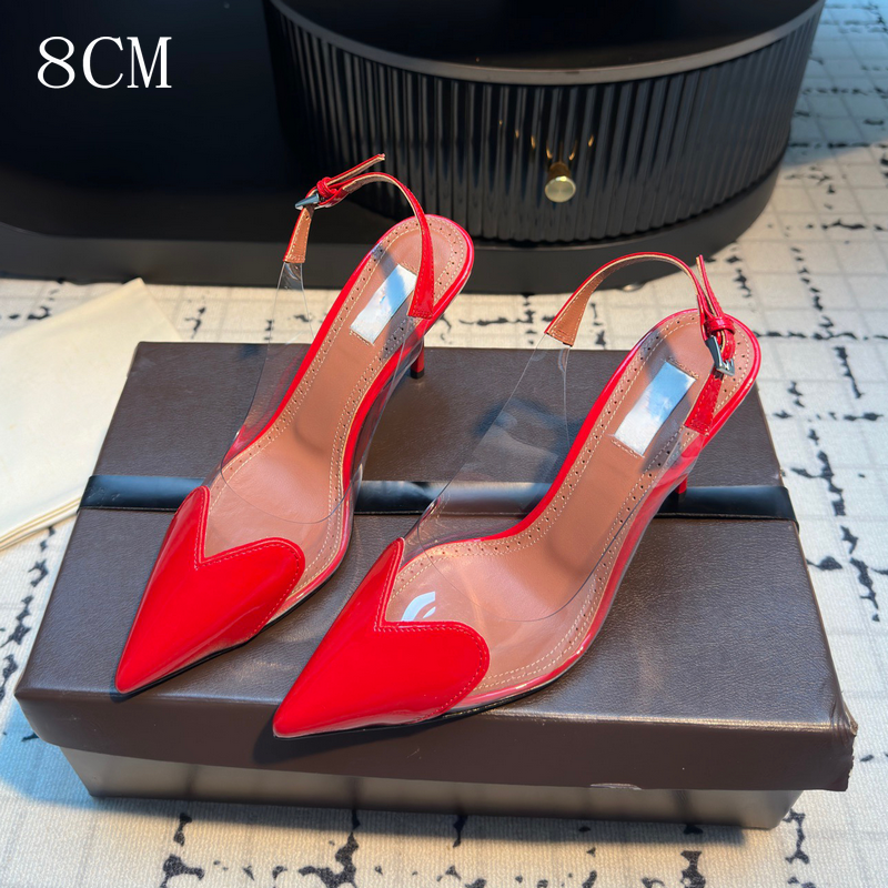 Thumbnail: The Heart-Toe Slingback Pumps: Modern Elegance