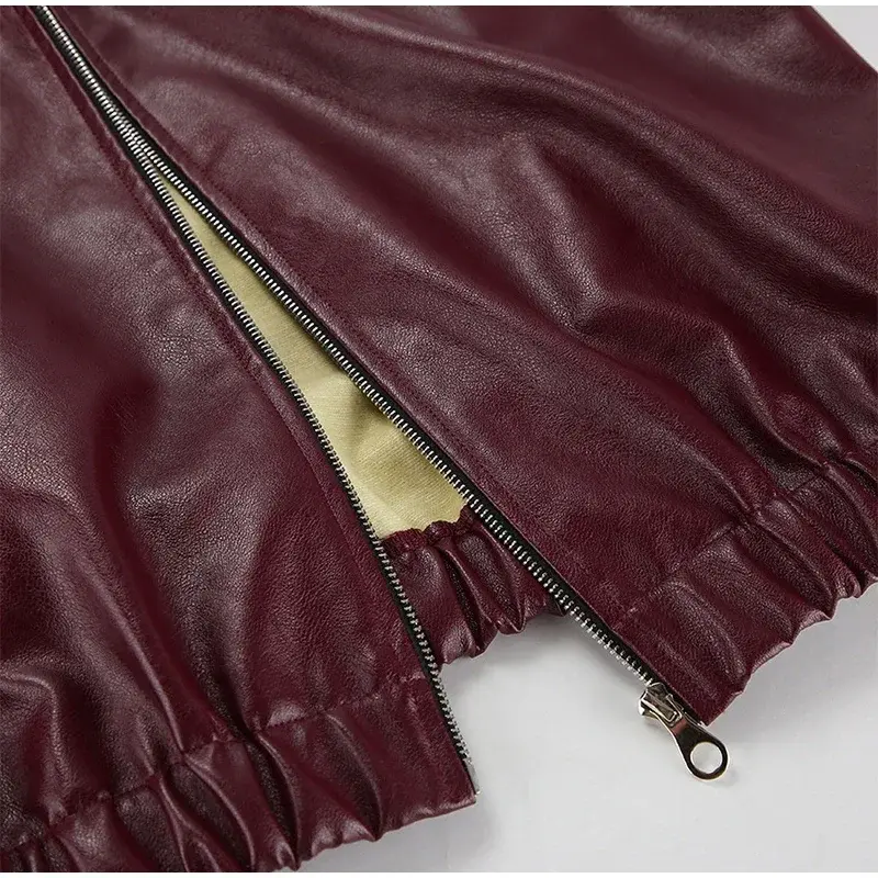 Thumbnail: Zekye Spring Summer Women Jackets Fashion Lapel Zipper Long Sleeve Female Coats 