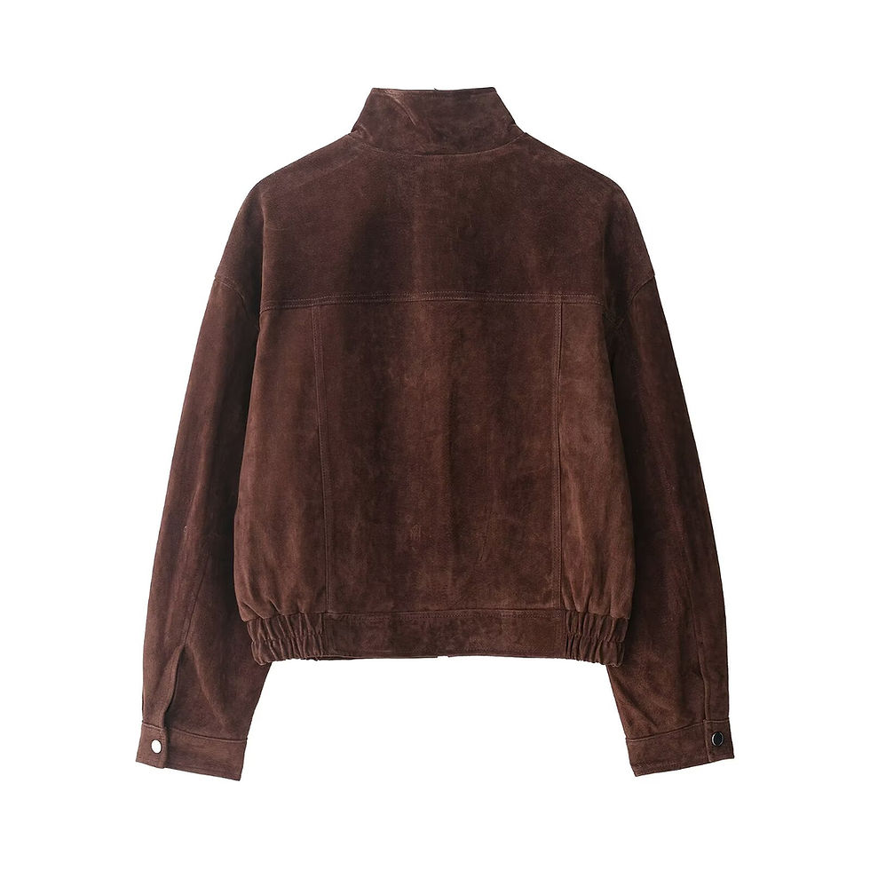 Thumbnail: The Luxe Viral Aesthetic: Premium Textured Espresso Utility Jacket