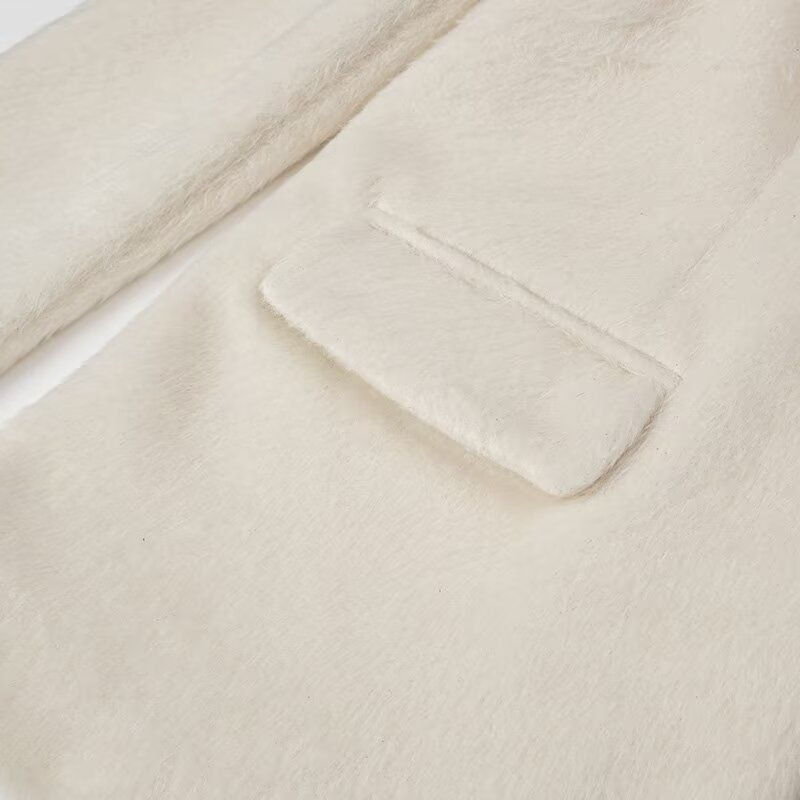 Thumbnail: 2026 Women Winter Blazer Coat Turn Down Collar Warm Coat Turn Down Collar Fashio