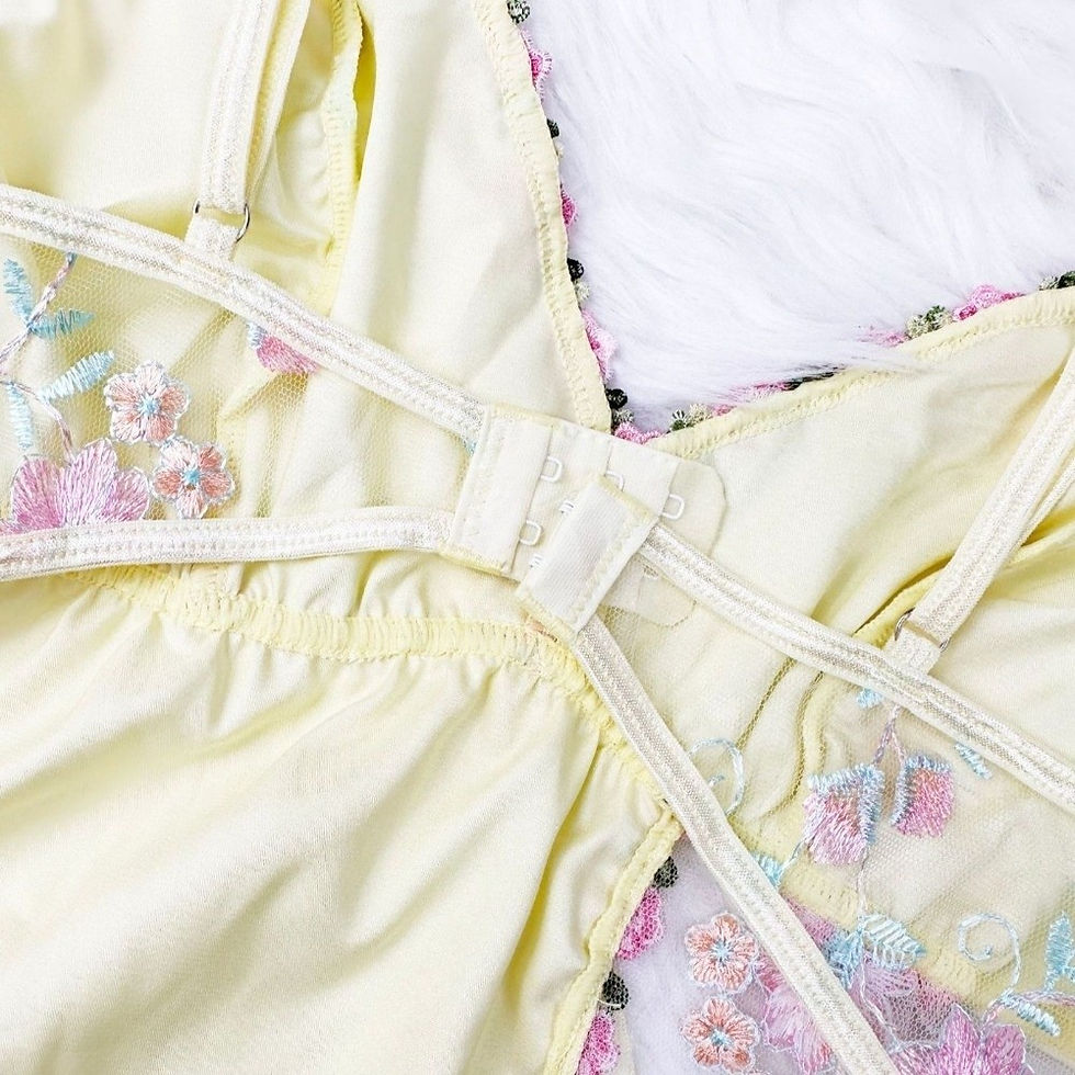 Thumbnail: Premium Asymmetrical Satin & Floral Embroidery Slip – A Celebration of Fine Craf