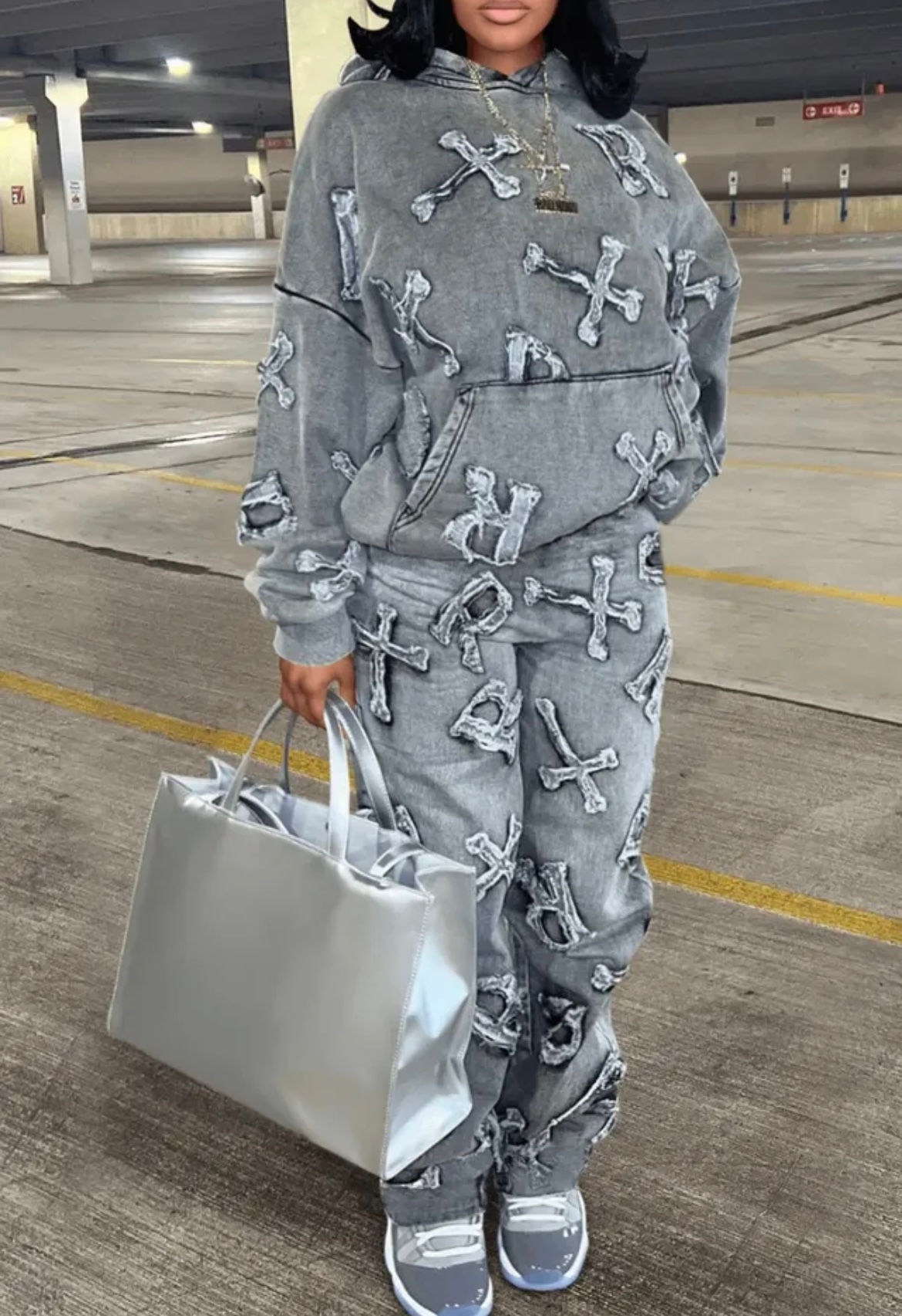 624 (FALL/WINTER) Women O Neck Long Sleeve Pullover And Jogger Pants  2 pc Set