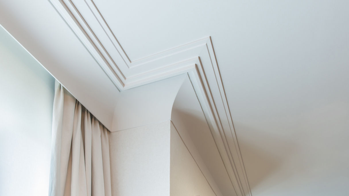 Stuckleiste Vorhang