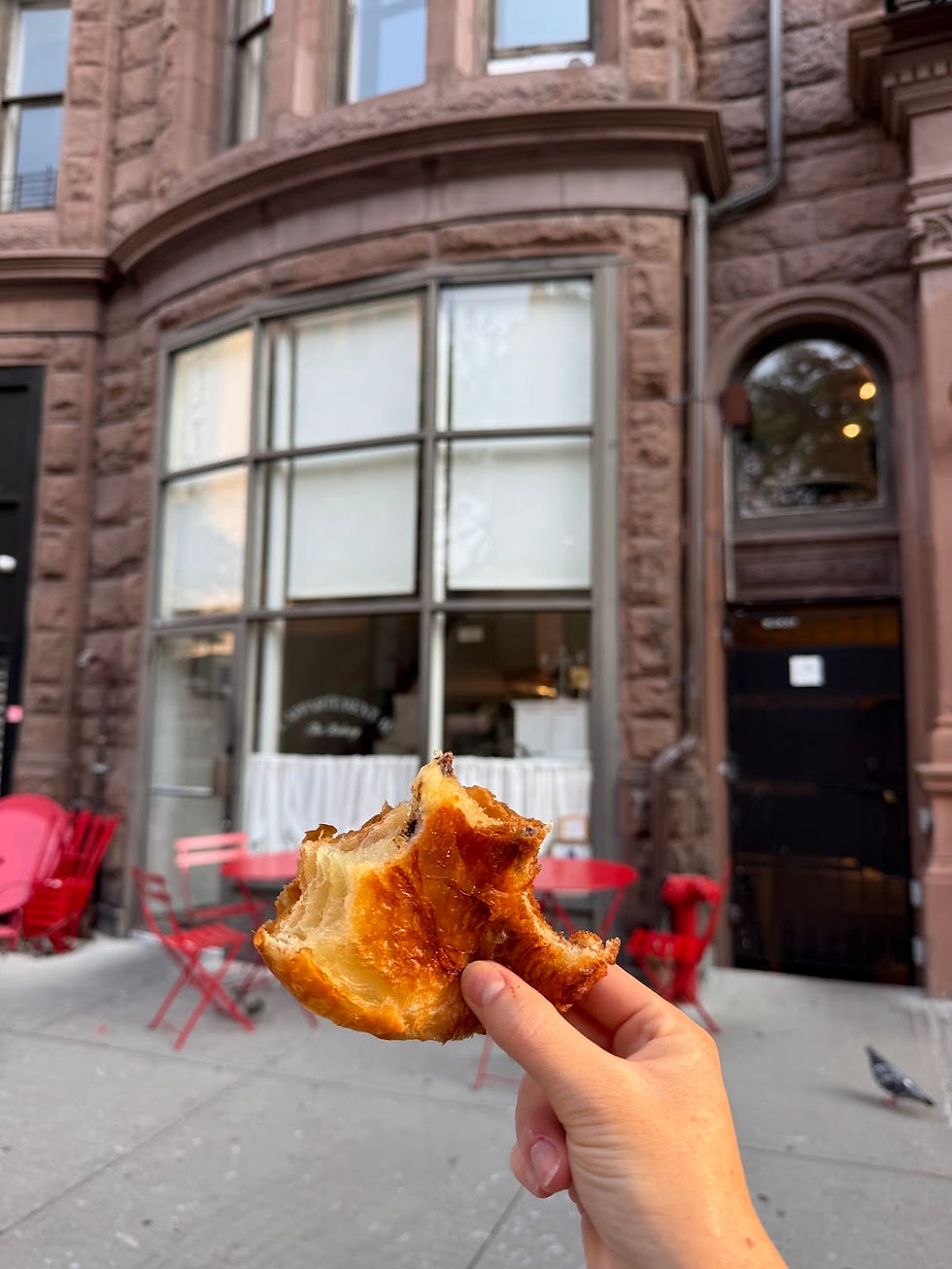 The Pain au Chocolat literally glowing with butter