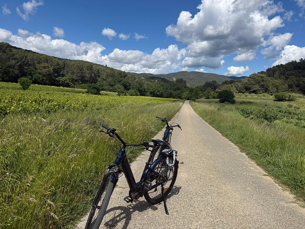 A countryside road off of the main route
