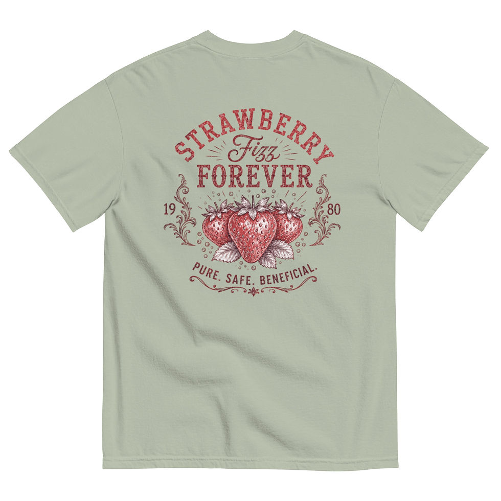 Thumbnail: Fizz Forever Unisex garment-dyed heavyweight t-shirt