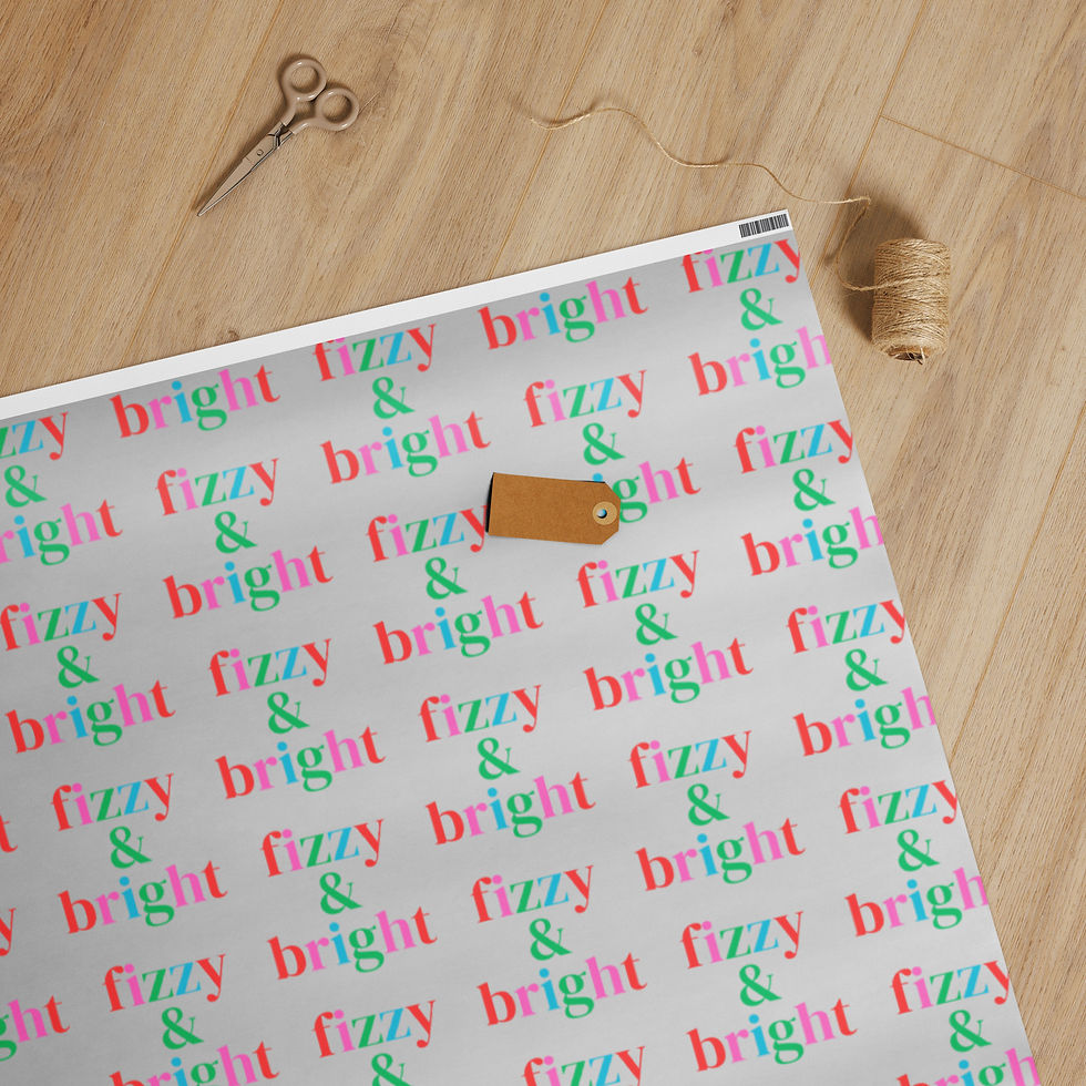 Fizzy & Bright Wrapping paper roll