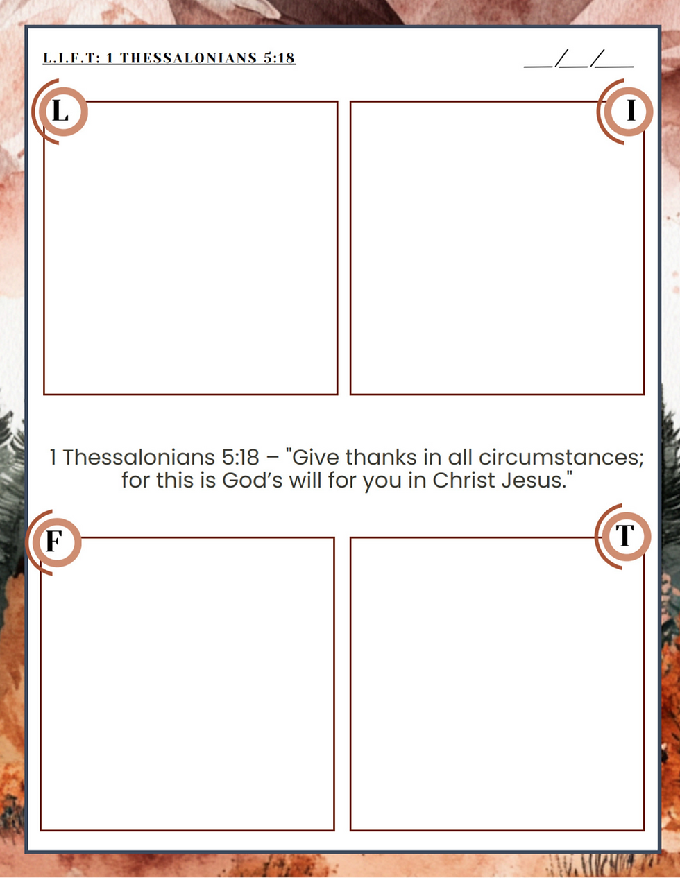 Thumbnail: L.I.F.T. GRATITUDE 30 DAY CHALLENGE JOURNAL