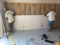 New insulation between all studs