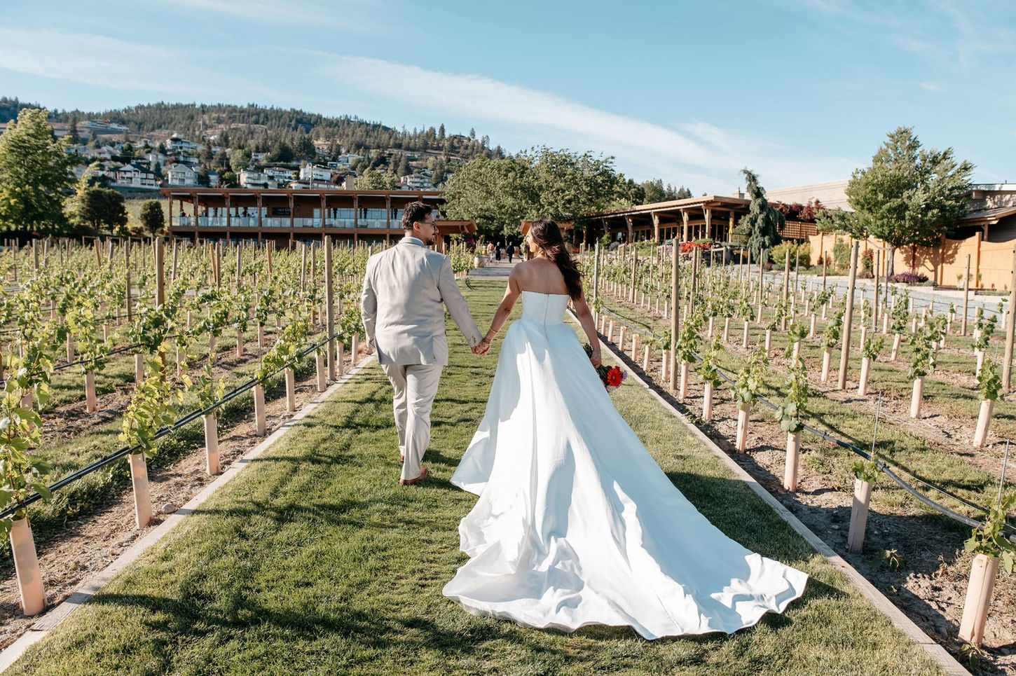 Wedding at Quails Gate in West Kelowna