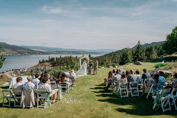 Wedding, Viewpoint, Ceremony, La Casa, Kelowna, Fintry
