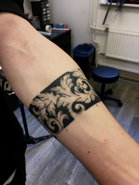 ornamentu tetovējums armband tattoo riga