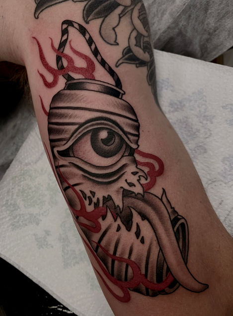 Chōchin-Obake Tattoo japanese lantern