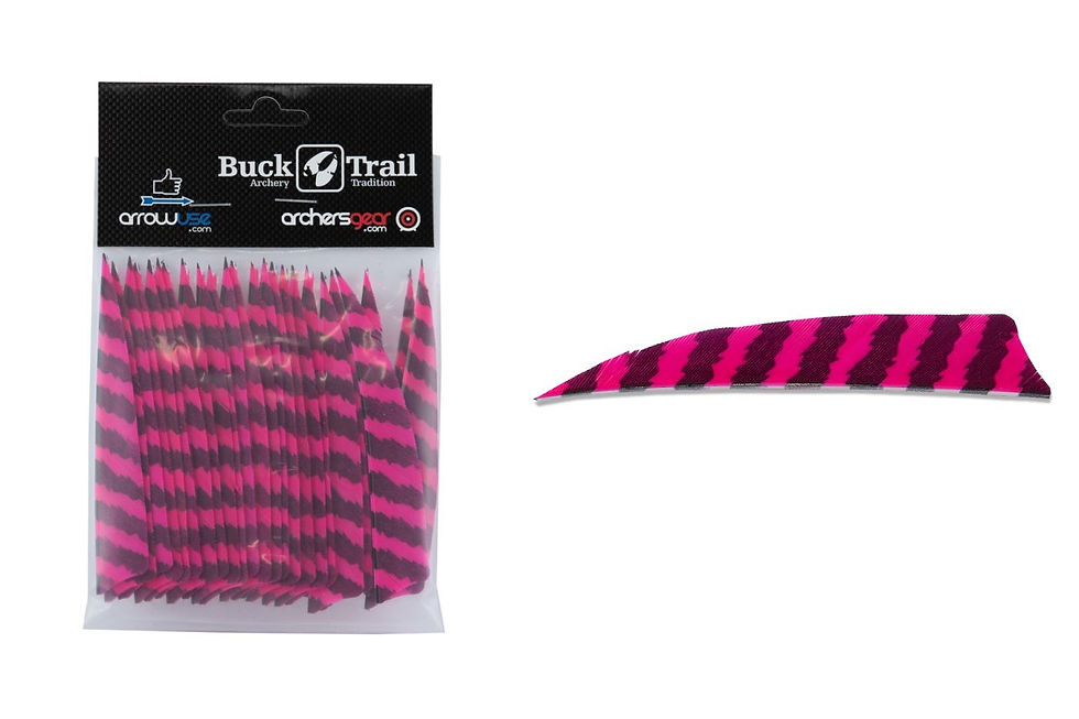 Miniatyrbilde: BUCK TRAIL RW 4'' SHIELD BARRED FEATHER
