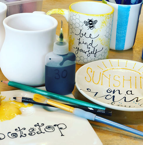 pottery painting knebworth