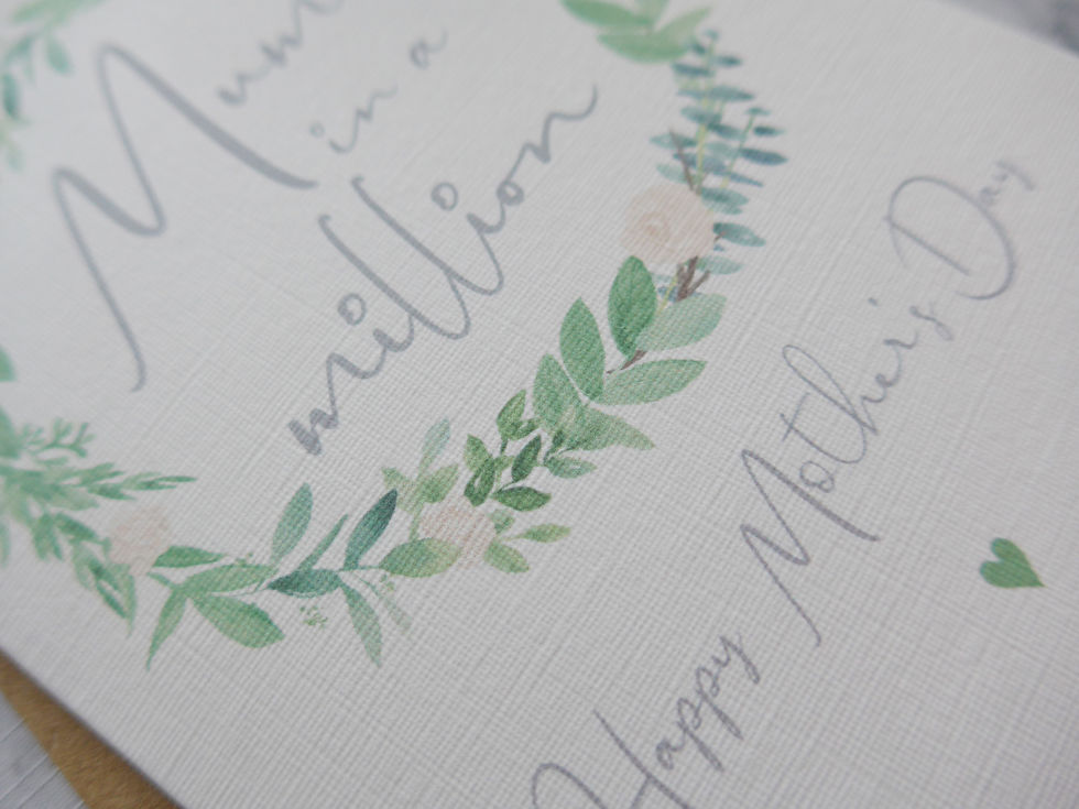 Thumbnail: Mum in a Million Birthday/Mother's Day Card