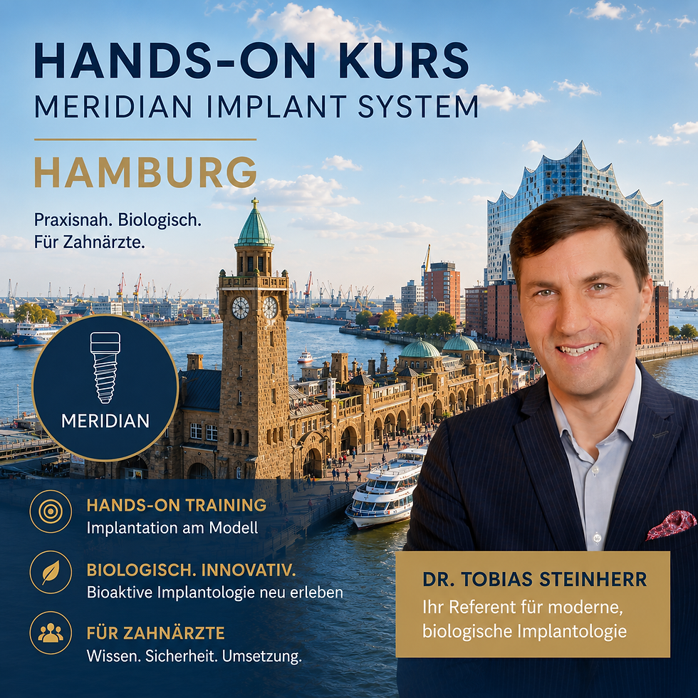 MERIDIAN Implant System Hands-on Kurs für Zahnärzte und Implantologen