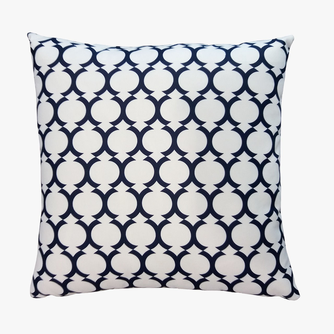 Almofada Decorativa com desenho Geometrico e com enchimento 45x45cm