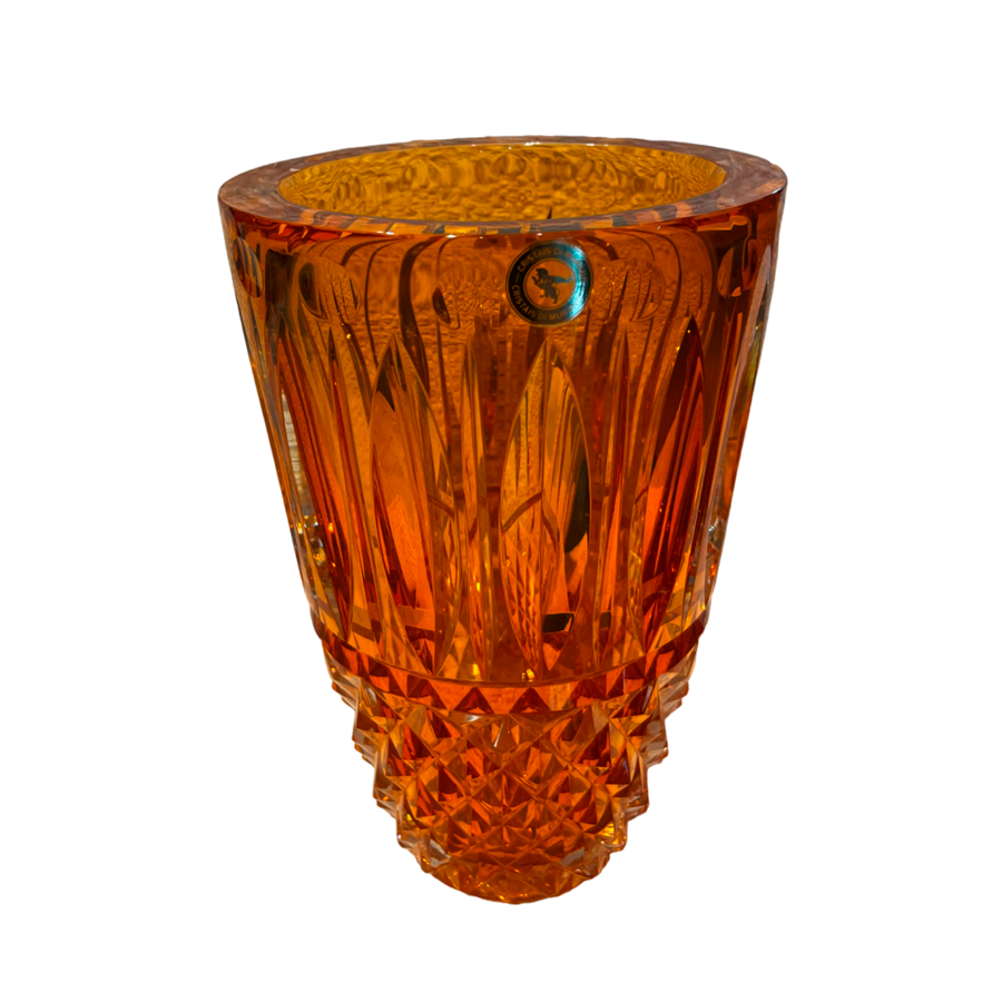 Miniatura: Vaso Murano s Ouro G Laranja