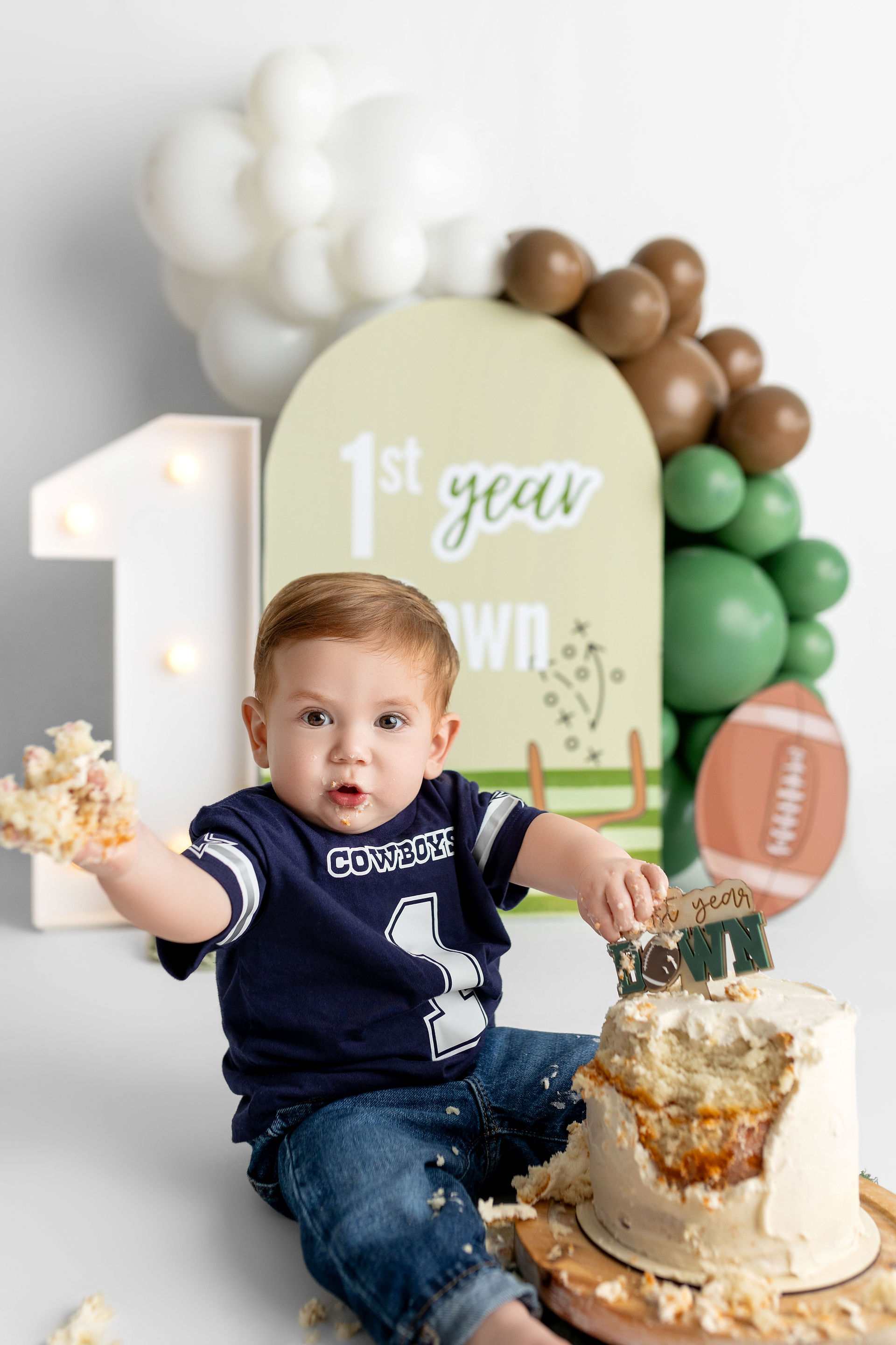 baby boy cake smash