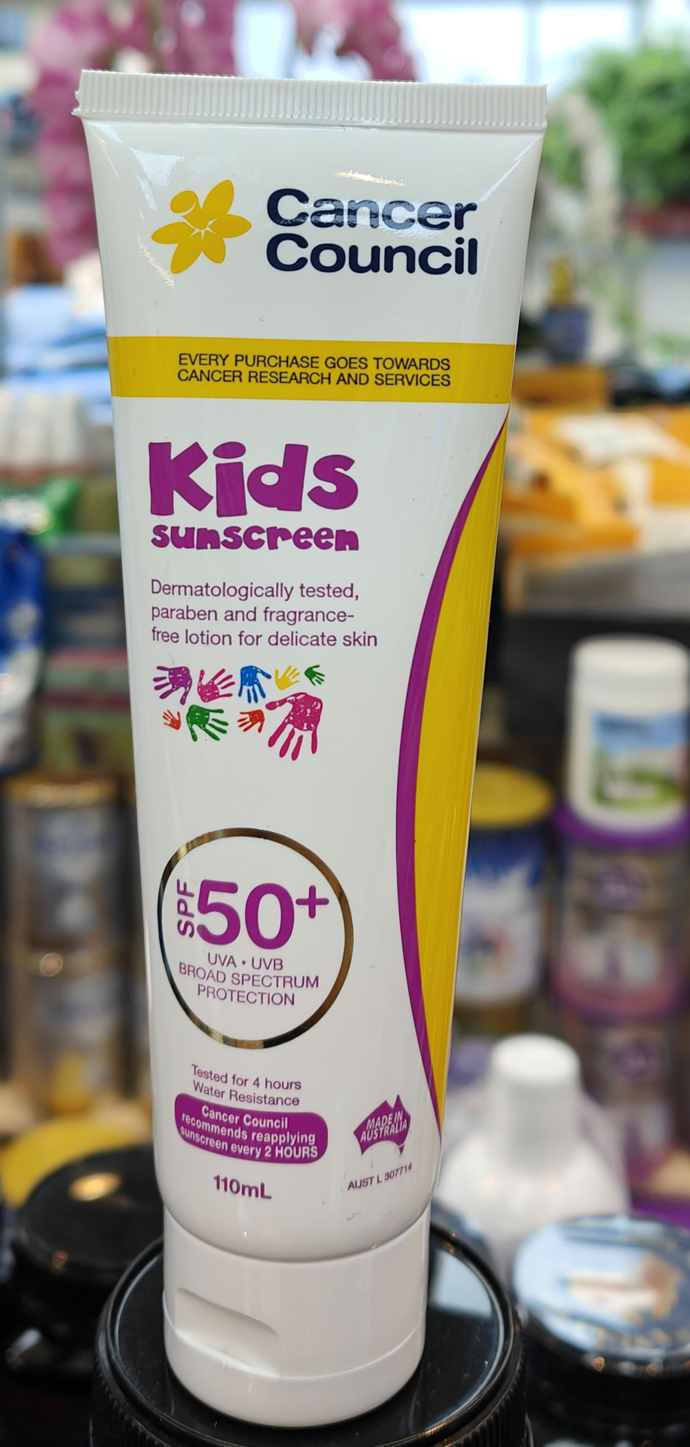 Cancer Council kids Sunscreen SPF 50+ 110ML