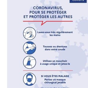 Précaution contre le Coronavirus