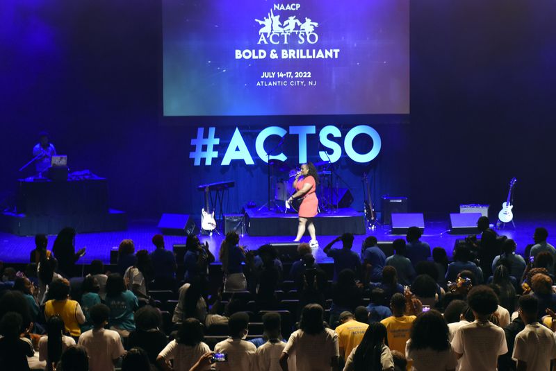 Jim Lowney For NJ Advance Media | ACT-SO colleagues from across the country attended the kickoff event celebrating the talents of the participants and the history of ACT-SO at the Tropicana in Atlantic City, NJ on Thursday, July 14,2022.