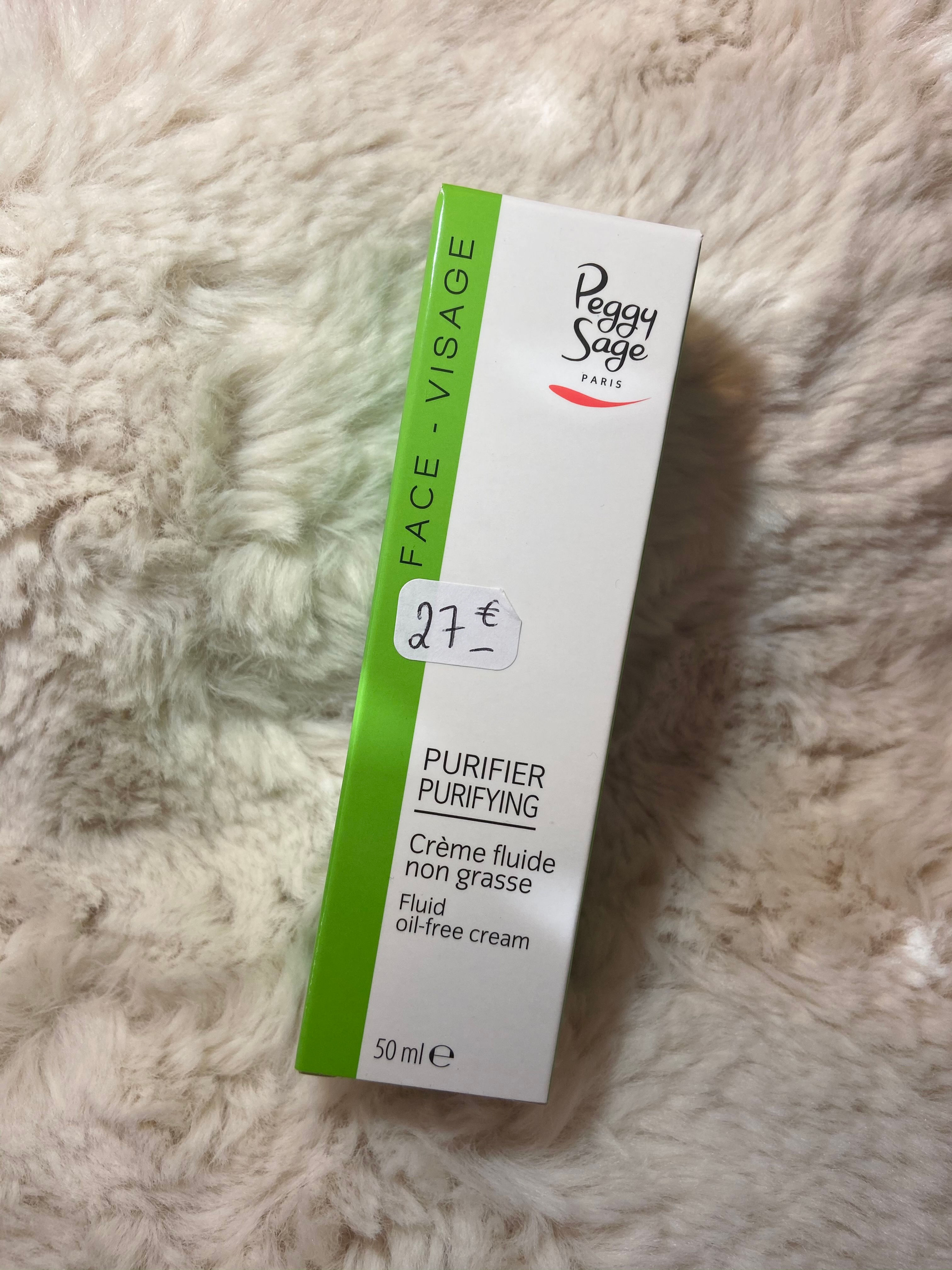 Crème fluide non grasse