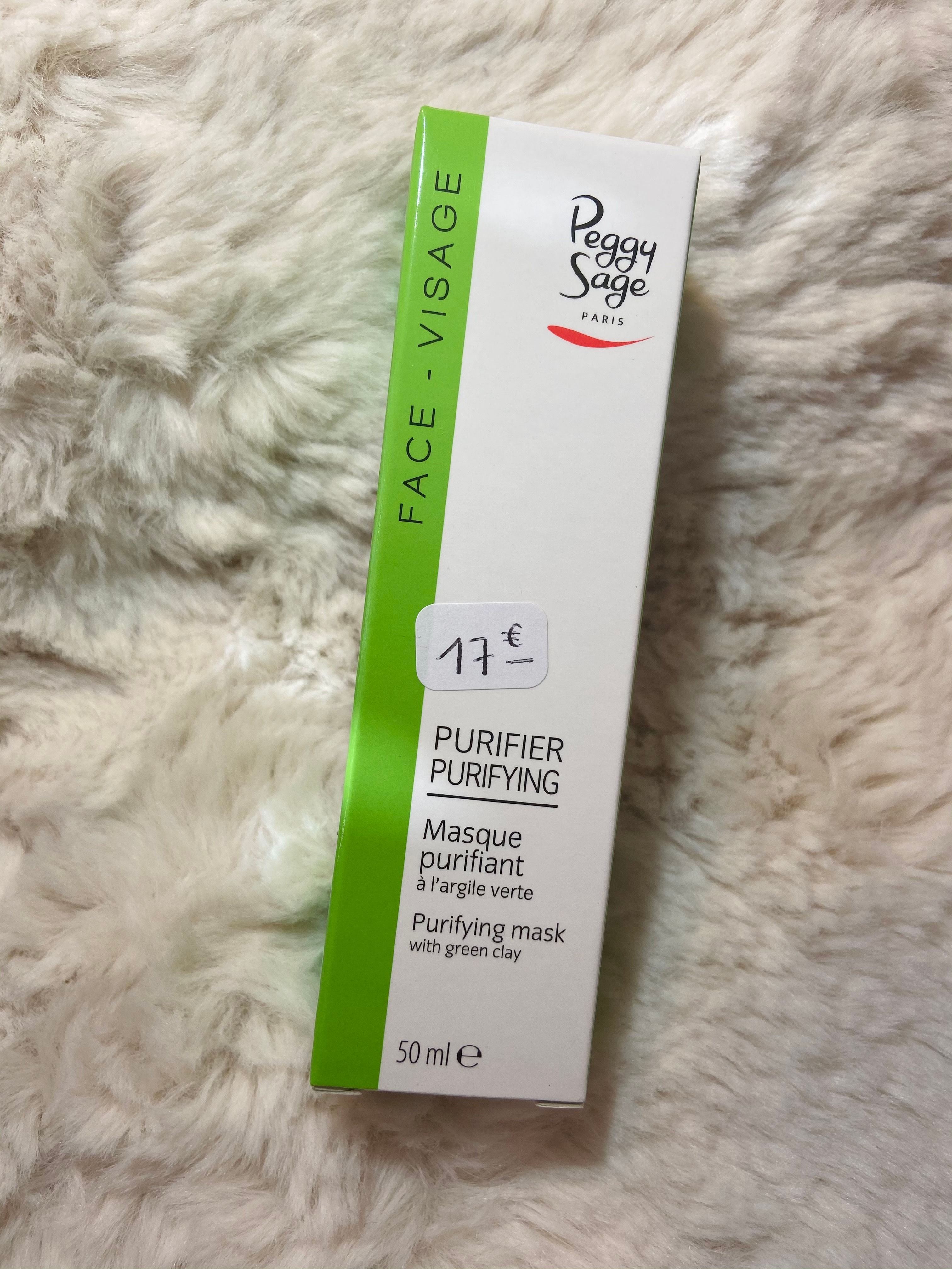 Masque purifiant à l'argile verte