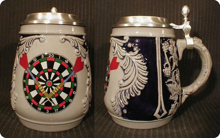 Darts Beer Stein