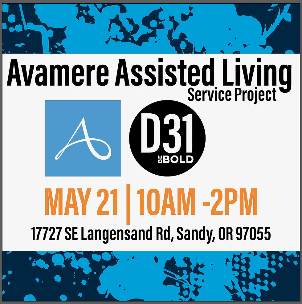 Serve at Avamere Cascadia Village