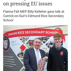 Billy Kelleher MEP visit