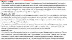 Past Pupil Profile #6