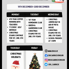 The week ahead!