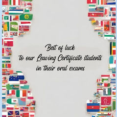 Good luck Leaving Certificate Students