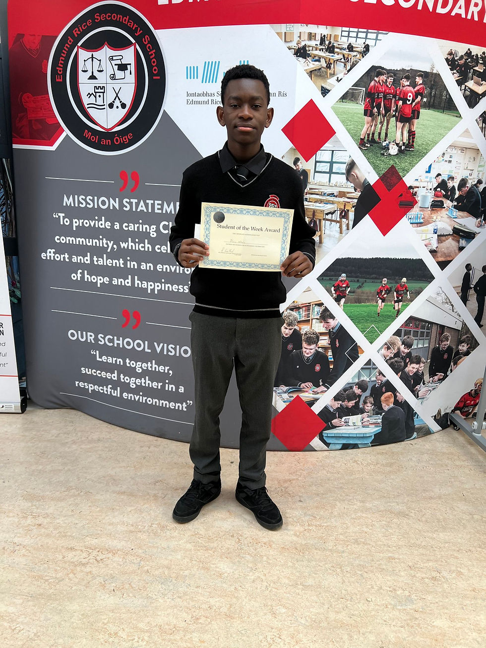 1st year Student of the Week