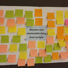 Open night memory wall