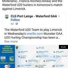Waterford u20 Hurling