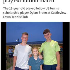Past pupil Zach Murphy