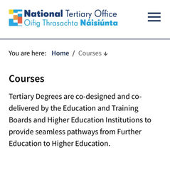 National Tertiary Degrees