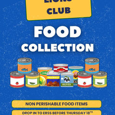 Lions Club Food Drive