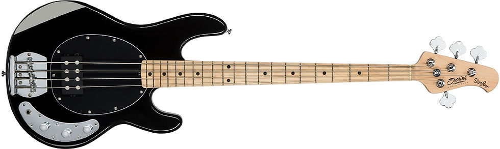 Sterling by Music Man Stingray, RAY4 Black, electric bass
