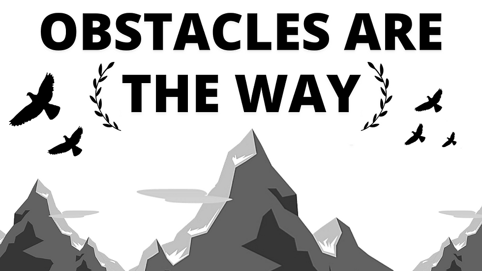 Obstacle Is The Way Video Out Now!