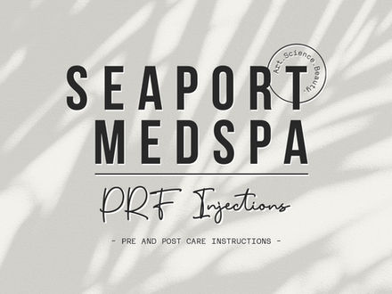 PRF Injections: Pre and Post Treatment Instructions