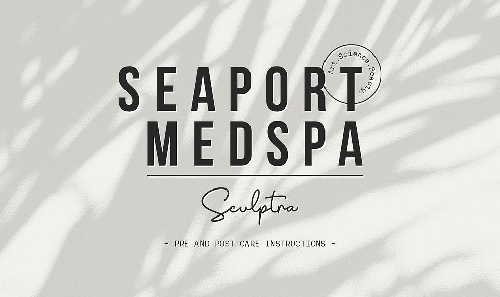 Sculptra: Pre and Post Treatment Instructions