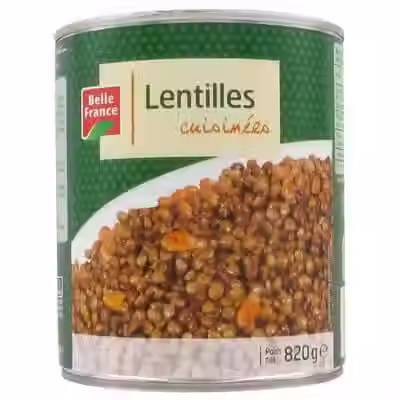 Lentilles Cuisinées - 820g